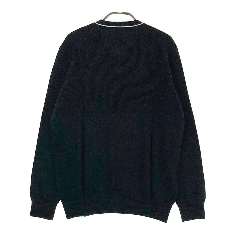 TRAVIS MATHEW トラビスマシュー 7AB128 ウール混 Vネック ニットセーター ブラック系 L 【中古】ゴルフウェア メンズ