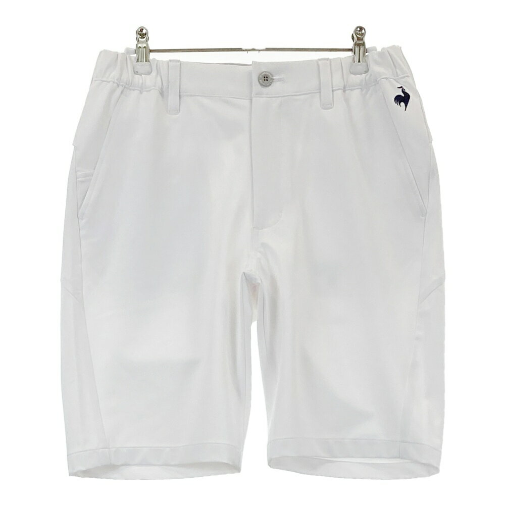 LE COQ GOLF ルコックゴルフ 2025年モデル ハーフパンツ ホワイト系 M 【中古】ゴルフウェア メンズ