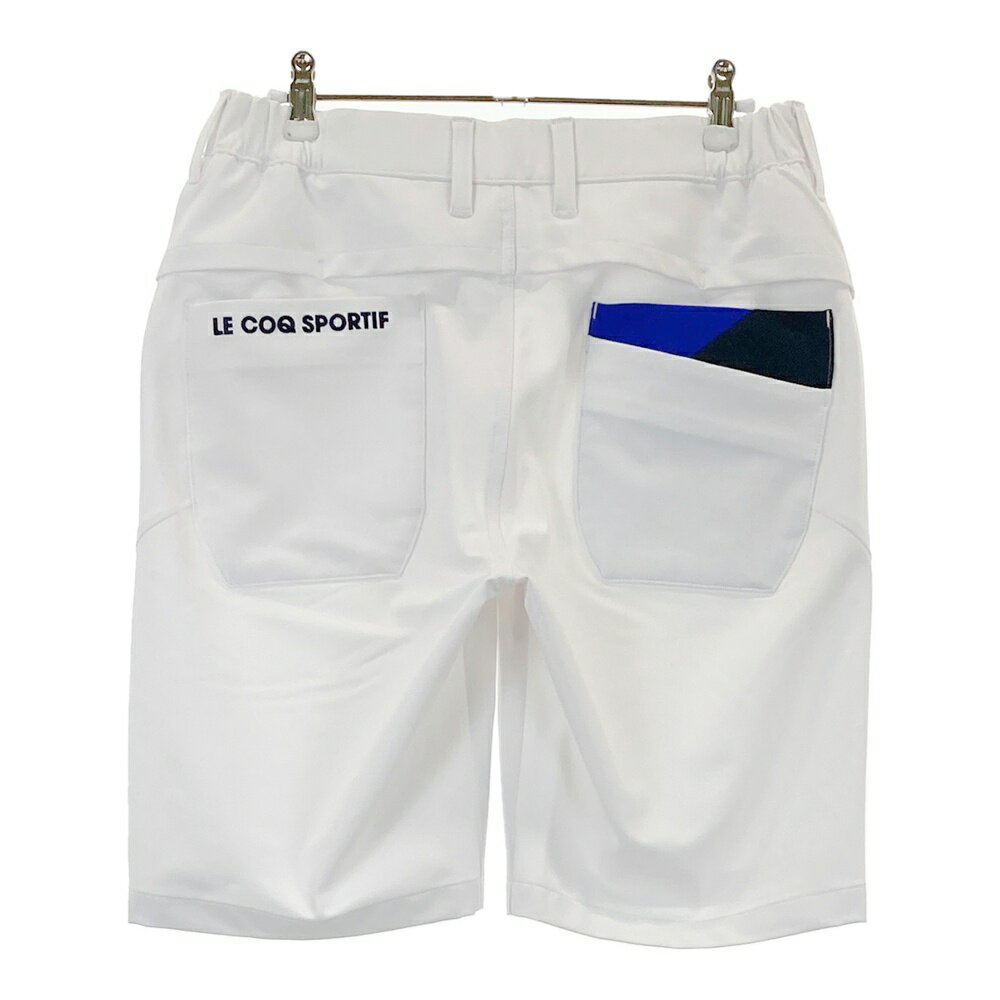 LE COQ GOLF ルコックゴルフ 2025年モデル ハーフパンツ ホワイト系 M 【中古】ゴルフウェア メンズ