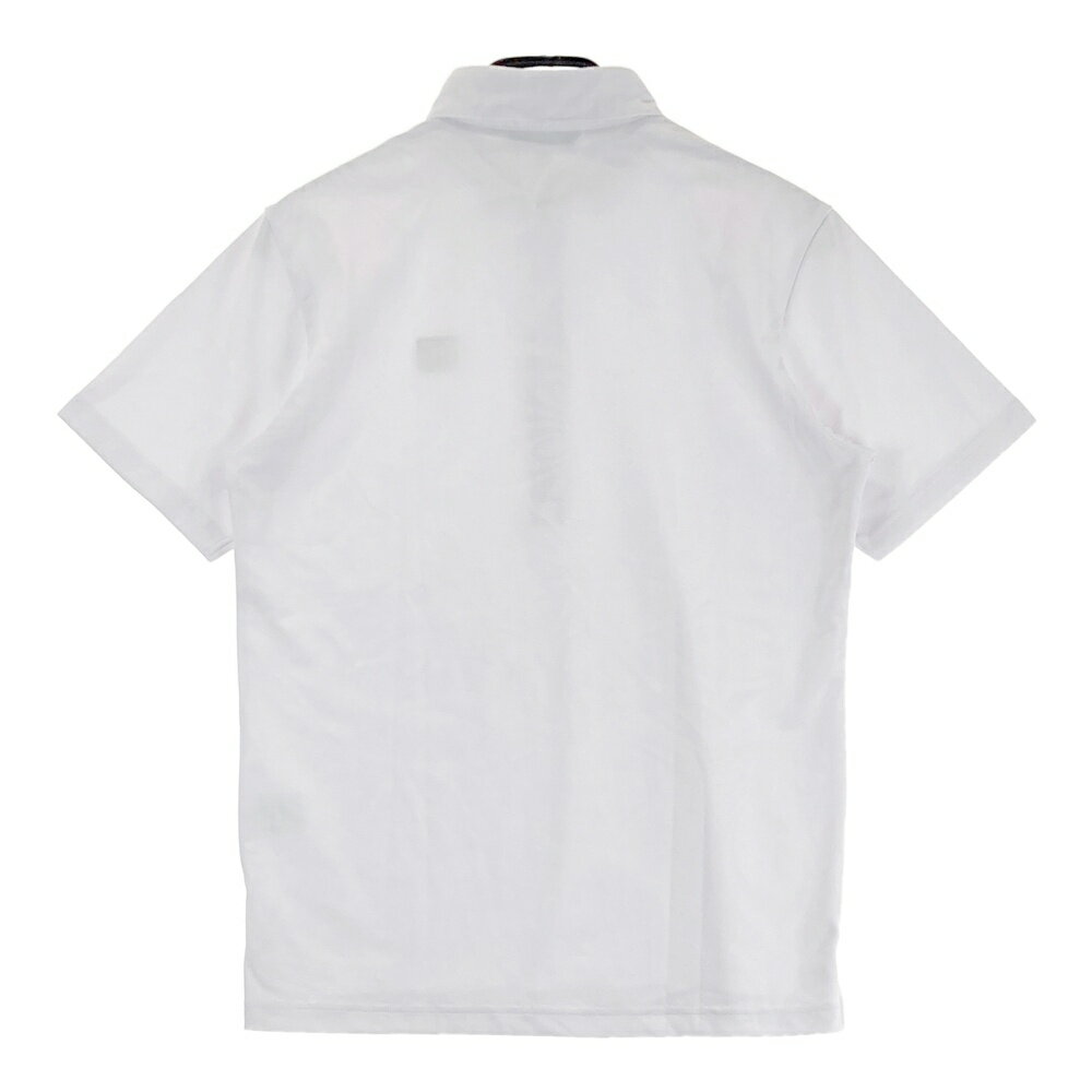 LOUD MOUTH ラウドマウス ML761611 半袖ポロシャツボタンダウン シャガデリック 総柄 ホワイト系 M 【中古】ゴルフウェア メンズ