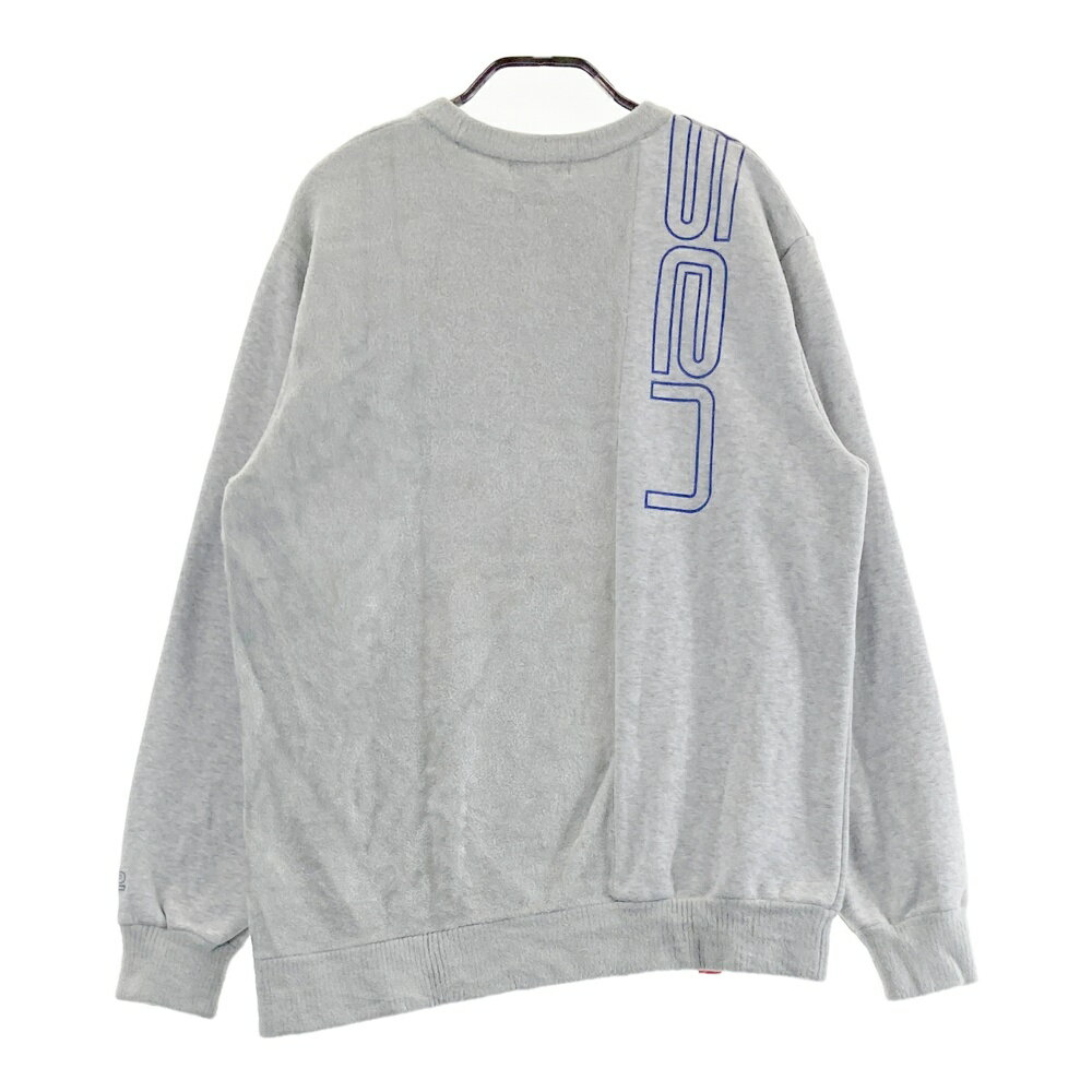 ROSASEN ロサーセン 044-17011 裏起毛 切替 スウェットトレーナー グレー系 L 【中古】ゴルフウェア メンズ