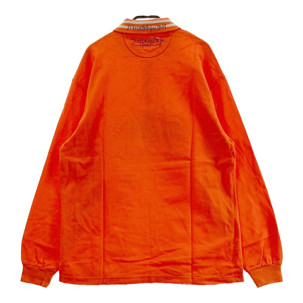CASTELBAJAC カステルバジャック 長袖ポロシャツ オレンジ系 4 【中古】ゴルフウェア メンズ