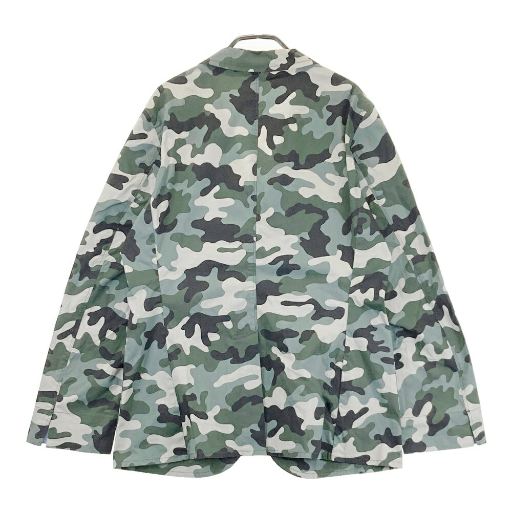 PEARLY GATES パーリーゲイツ テーラードジャケット カモフラ 迷彩柄 カーキ系 4 【中古】ゴルフウェア メンズ