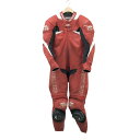 MADif マディフ レーシングスーツ 革ツナギ MJF公認 レッド系 L 【中古】バイクウェア メンズ