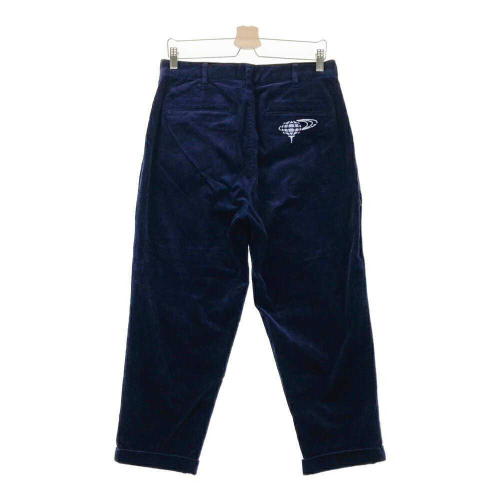 BEAMS GOLF ビームスゴルフ ストレッチパンツ コーデュロイ ネイビー系 M 【中古】ゴルフウェア メンズ