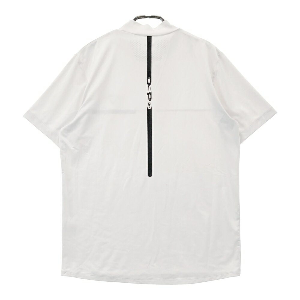 CALLAWAY キャロウェイ ハイネック 半袖Tシャツ ホワイト系 L 【中古】ゴルフウェア メンズ