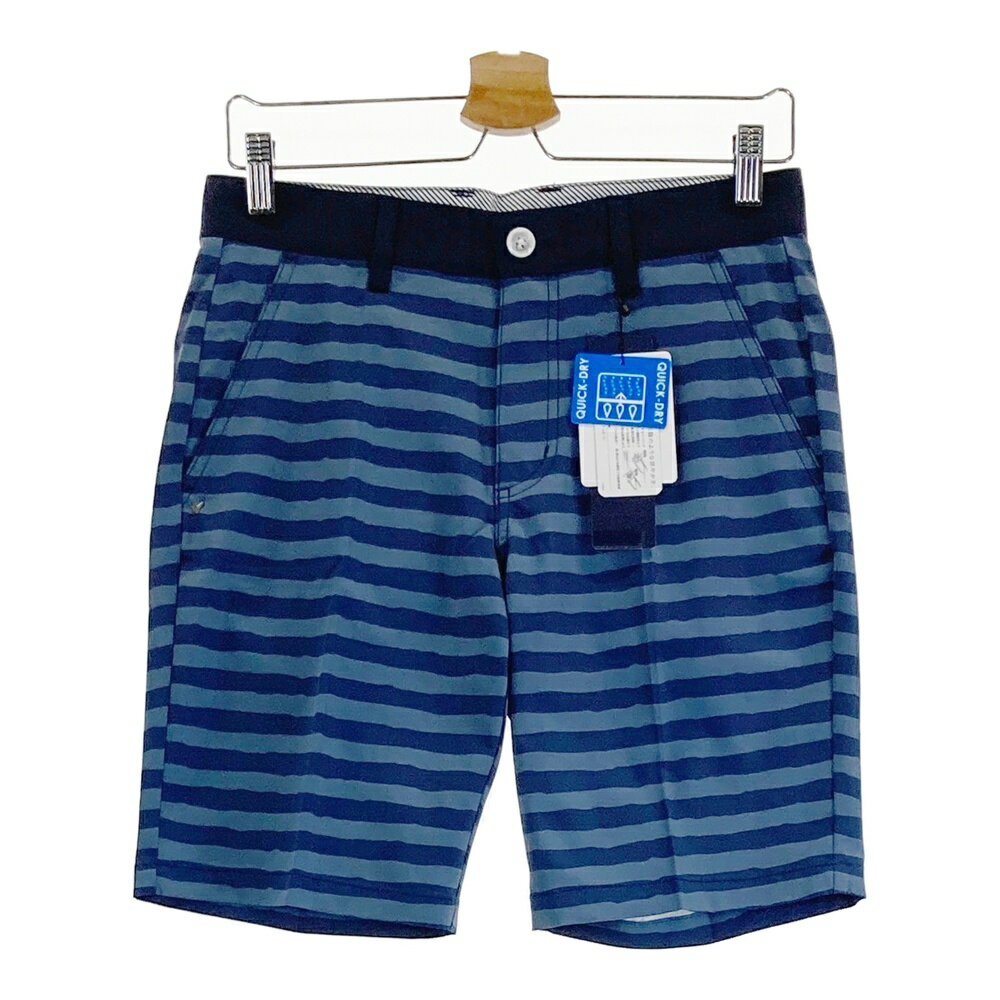 CALLAWAY キャロウェイ ハーフパンツ ボーダー柄 ネイビー系 S 【中古】ゴルフウェア メンズ