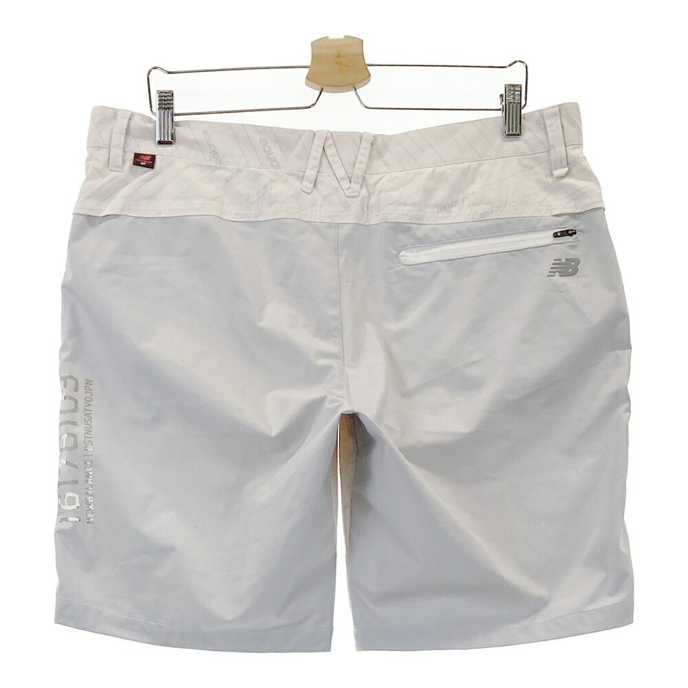 NEW BALANCE GOLF ニューバランス ハーフパンツ 総柄 ホワイト系 7 【中古】ゴルフウェア メンズ