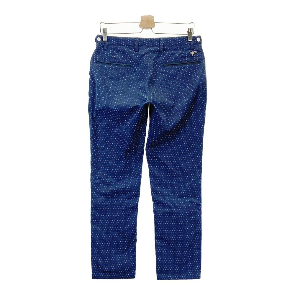 BEAMS GOLF ビームスゴルフ ロングパンツ ドット柄 ネイビー系 44 【中古】ゴルフウェア メンズ