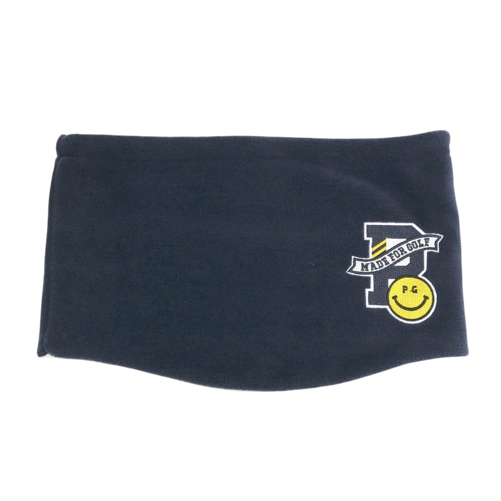 PEARLY GATES パーリーゲイツ フリース ネックウォーマー ネイビー系 FR 【中古】ゴルフウェア