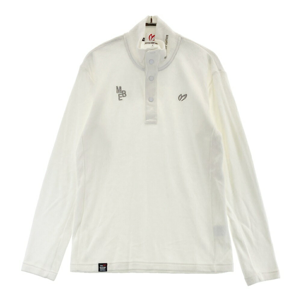 MASTER BUNNY EDITION マスターバニーエディション 758-1266101 長袖 ニットセーター ホワイト系 4 【中古】ゴルフウェア メンズ