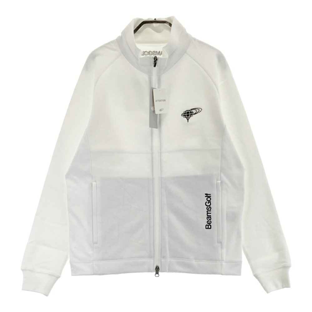 BEAMS GOLF ビームスゴルフ 82-13-0147-336 起毛 ジャケット ホワイト系 S 【中古】ゴルフウェア メンズ