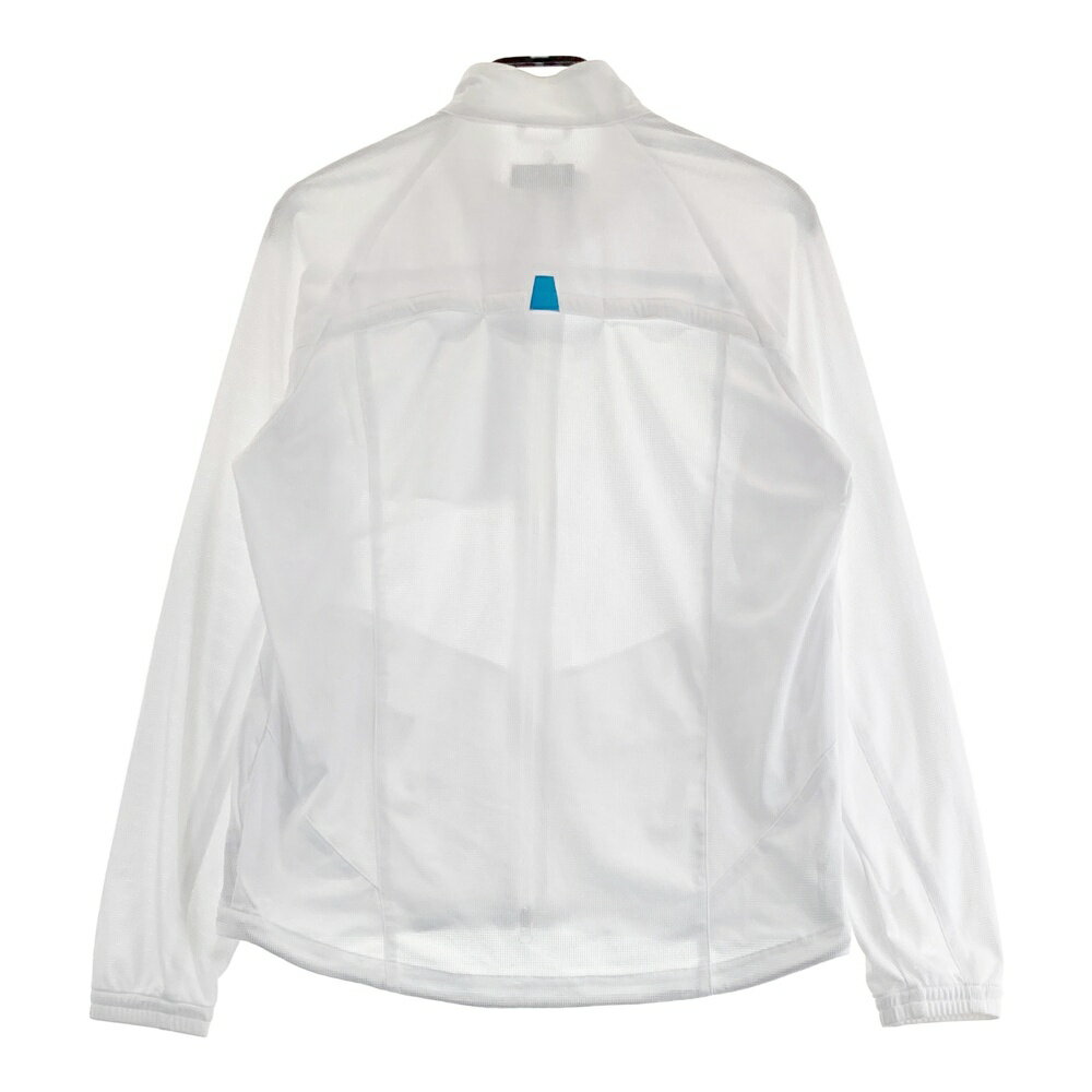MUNSING WEAR マンシングウェア JWMJ623 メッシュ ジップジャケット ホワイト系 L 【中古】ゴルフウェア メンズ
