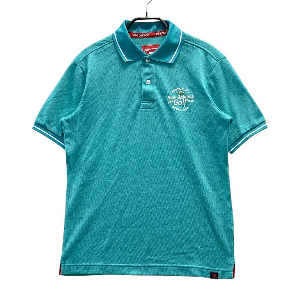 NEW BALANCE GOLF ニューバランス 半袖ポロシャツ ブルー系 3 【中古】ゴルフウェア メンズ