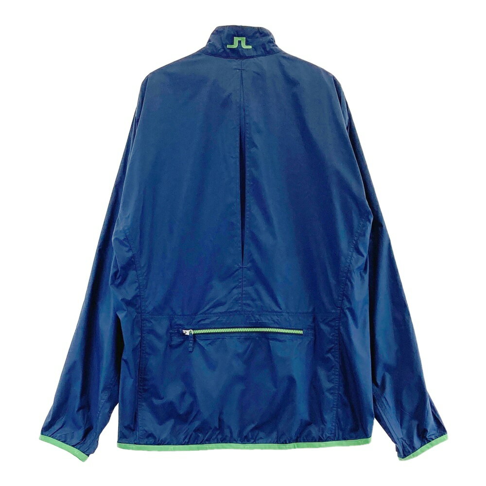 J.LINDEBERG ジェイリンドバーグ 071-53314 ジップジャケット ネイビー系 L 【中古】ゴルフウェア メンズ