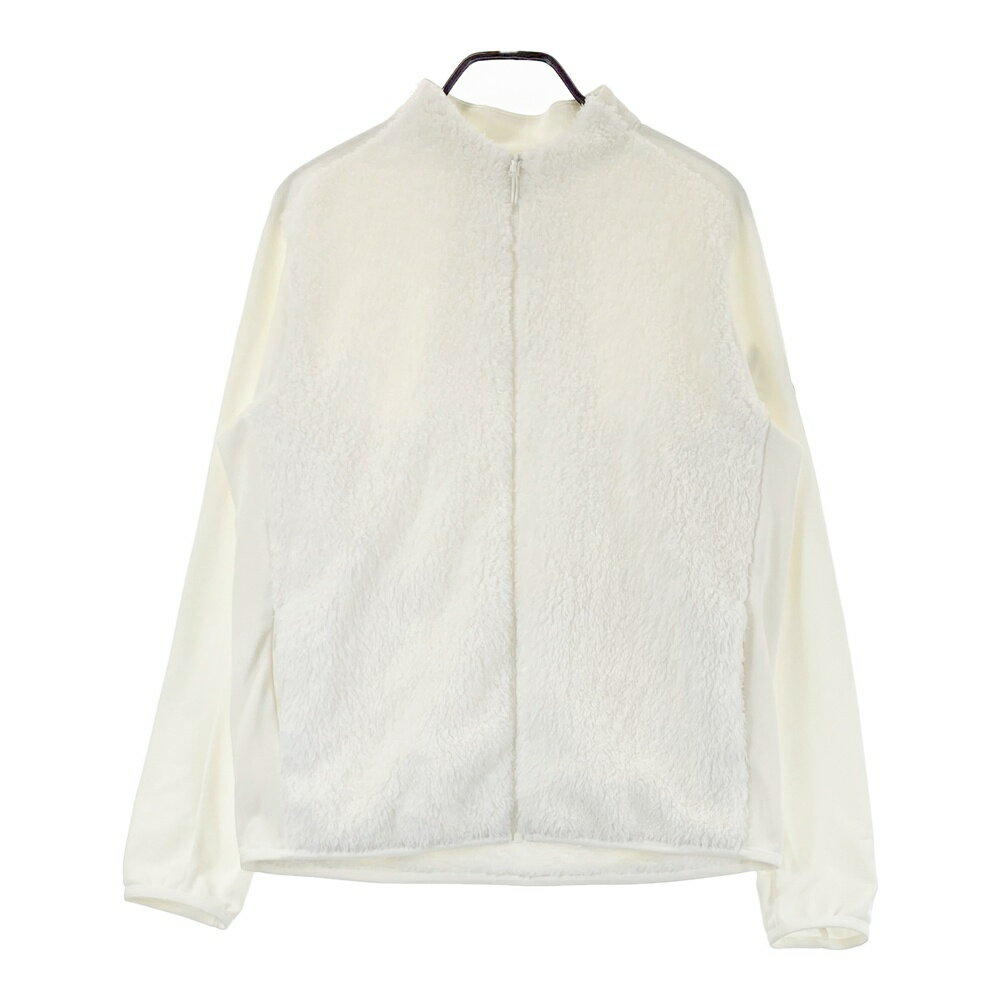 ADIDAS GOLF アディダスゴルフ GM1476 ボア 長袖ジャケット ホワイト系 O 【中古】ゴルフウェア メンズ