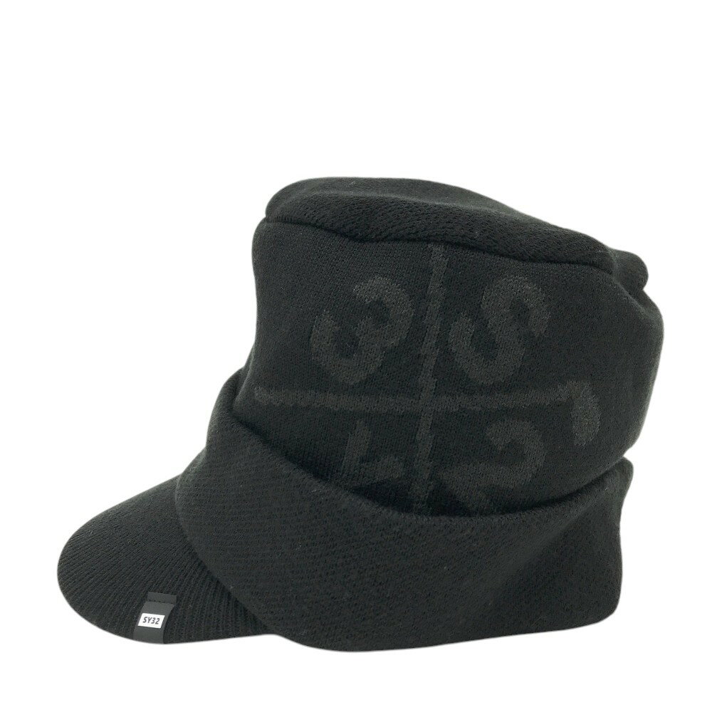 SY32 BY SWEET YEARS GOLF エスワイサーティトゥ ニットキャップ ブラック系 【中古】ゴルフウェア