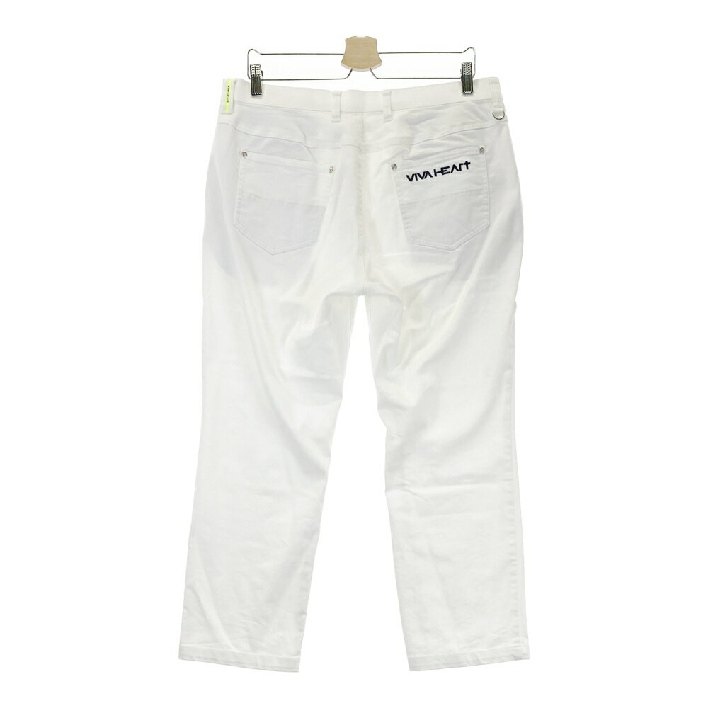 VIVA HEART ビバハート ストレッチパンツ ホワイト系 88 【中古】ゴルフウェア メンズ