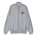 ADABAT アダバット 蓄熱 ニット ジップジャケット グレー系 48 【中古】ゴルフウェア メンズ(4)