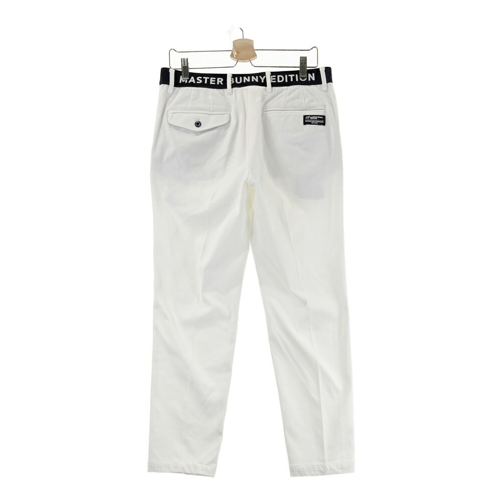 MASTER BUNNY EDITION マスターバニーエディション 裏起毛 ストレッチパンツ ホワイト系 5 【中古】ゴルフウェア メンズ