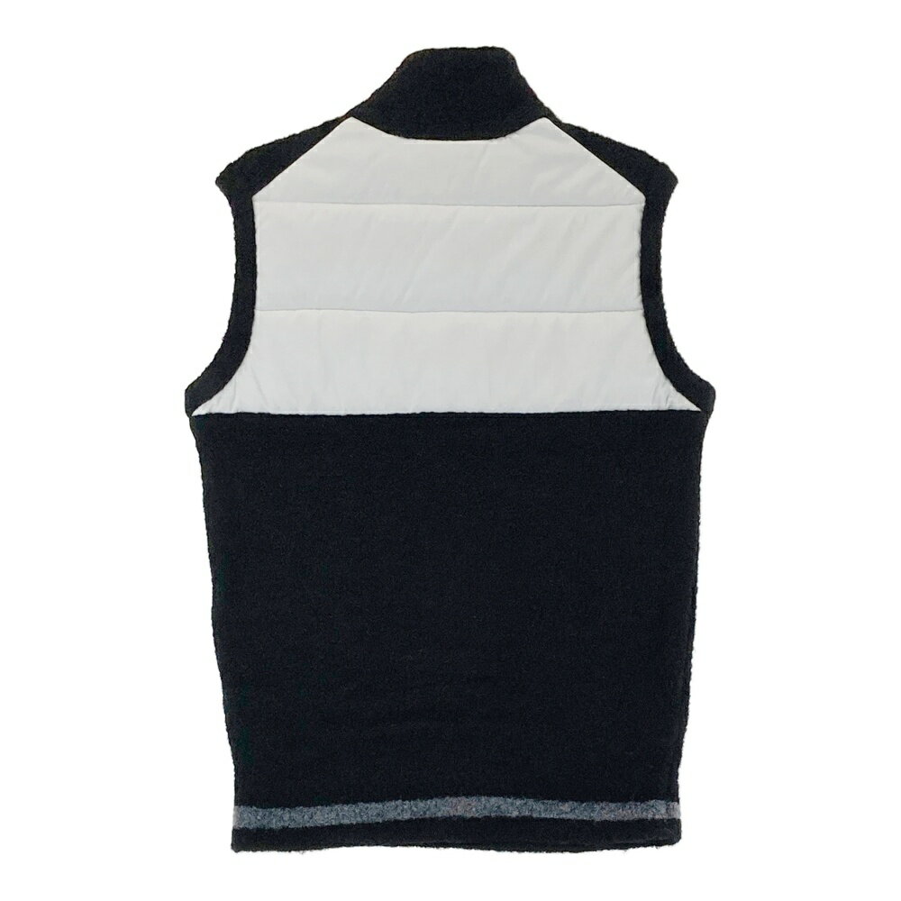 DANCE WITH DRAGON ダンスウィズドラゴン 中綿切替 ボアベスト ブラック系 2 【中古】ゴルフウェア メンズ