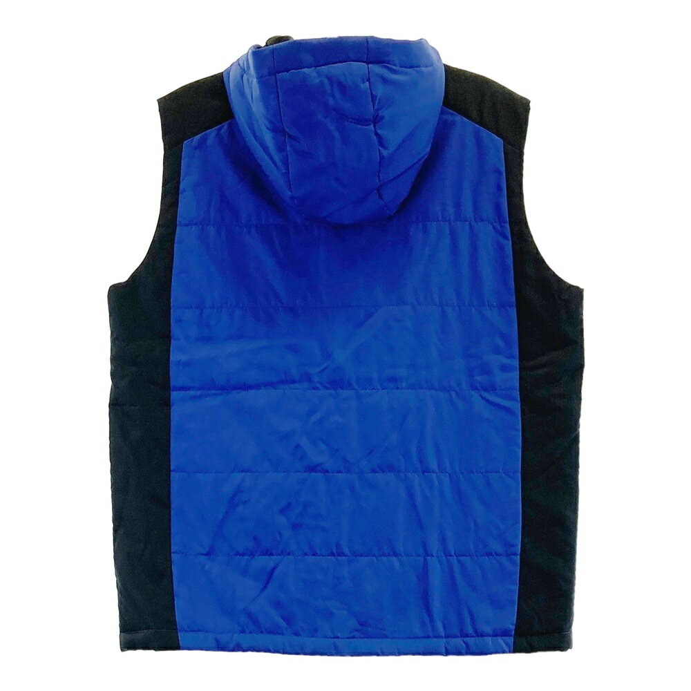 HONMA ホンマゴルフ フード付 ジップ中綿ベスト ブルー系 L 【中古】ゴルフウェア メンズ