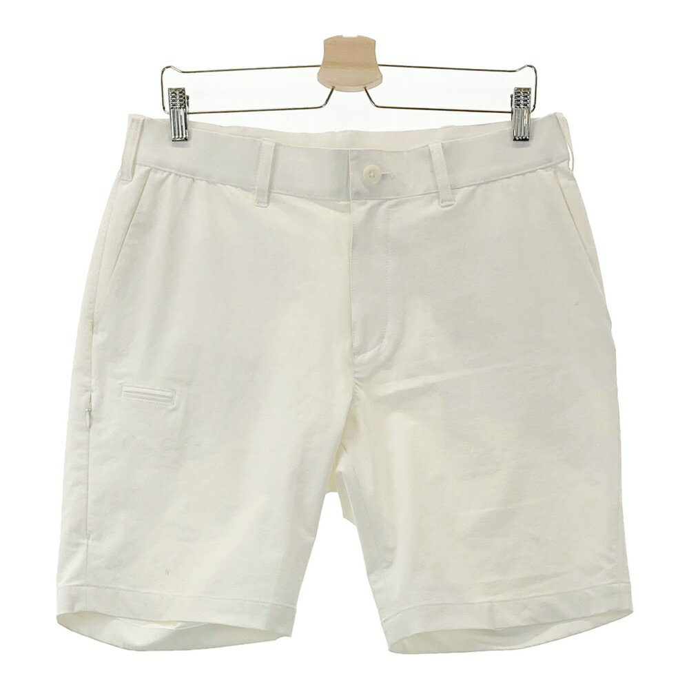BEAMS GOLF ビームスゴルフ 2024年モデル ストレッチ ハーフパンツ ホワイト系 L 【中古】ゴルフウェア メンズ