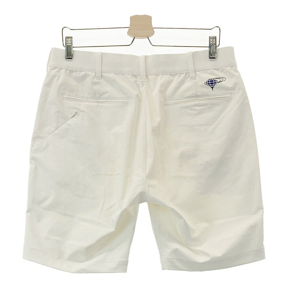 BEAMS GOLF ビームスゴルフ 2024年モデル ストレッチ ハーフパンツ ホワイト系 L 【中古】ゴルフウェア メンズ