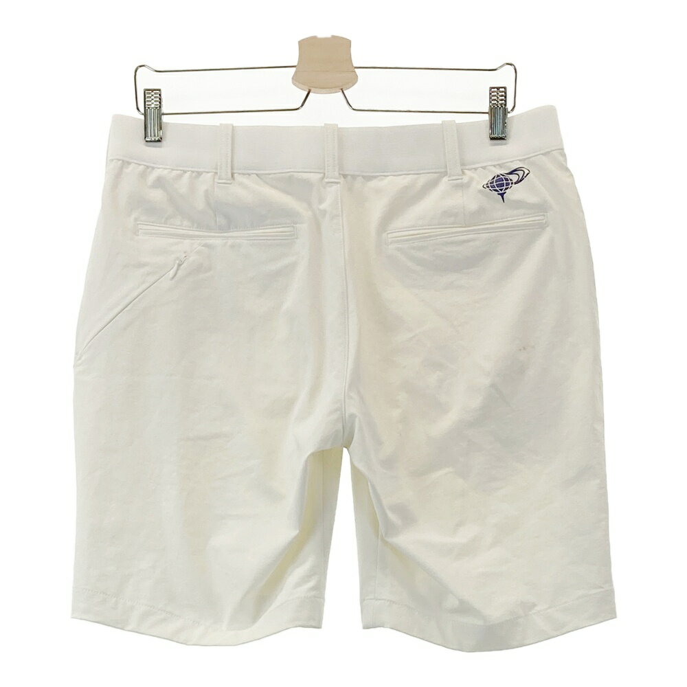 BEAMS GOLF ビームスゴルフ 2023年モデル ハーフパンツ ホワイト系 L 【中古】ゴルフウェア メンズ