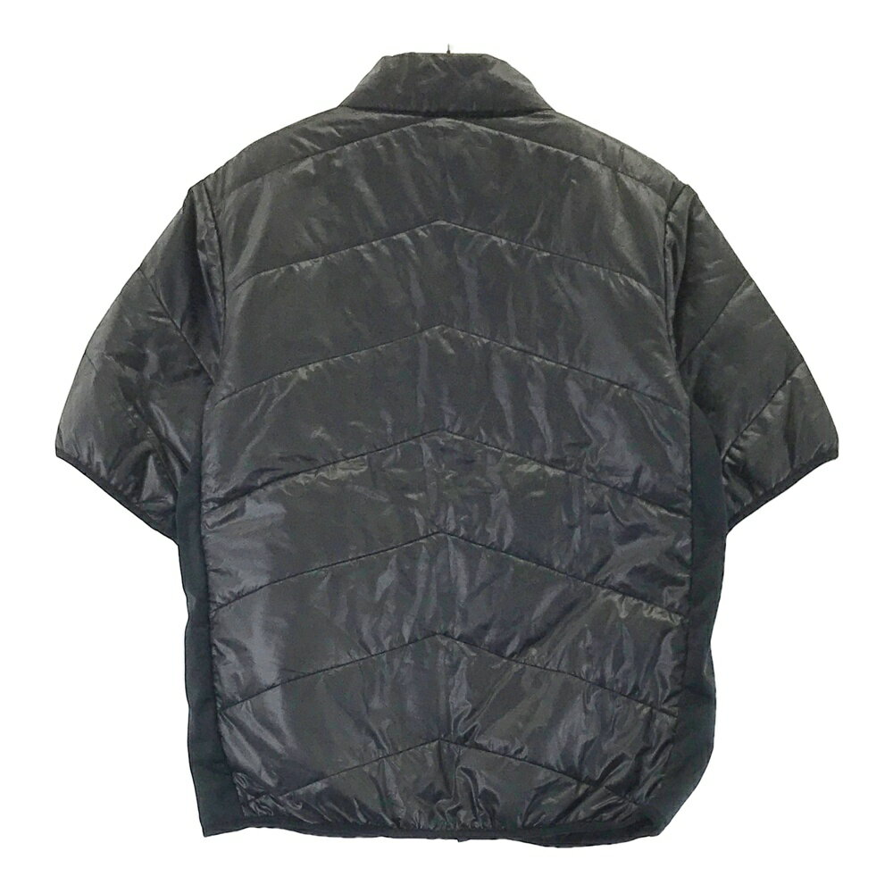 EDWIN GOLF エドウィンゴルフ 半袖 中綿ジャケット ブラック系 LARGE 【中古】ゴルフウェア メンズ