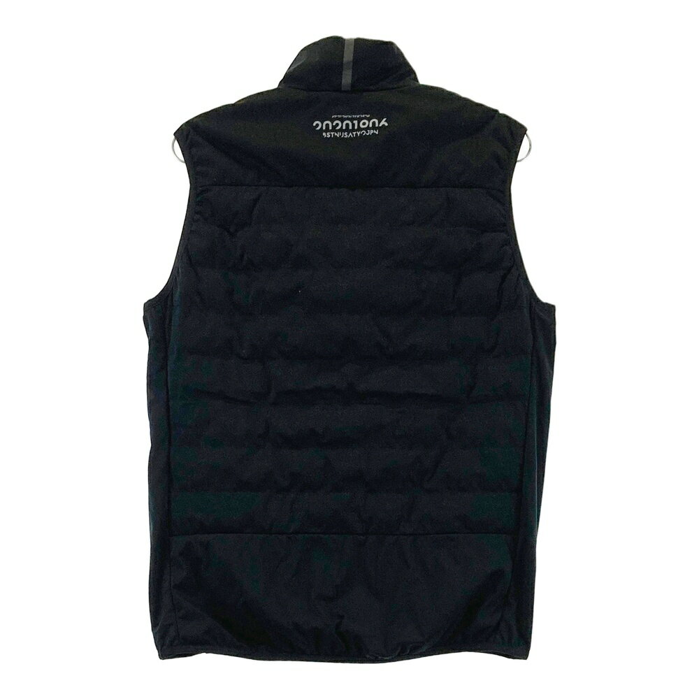 NEW BALANCE GOLF ニューバランス 中綿ベスト 総柄 ブラック系 4 【中古】ゴルフウェア メンズ