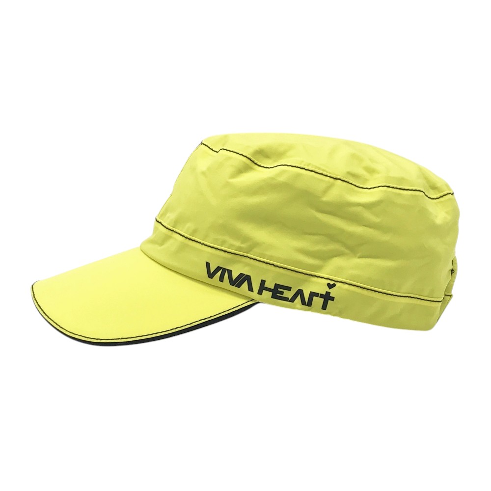 VIVA HEART ビバハート レインワークキャップ イエロー系 50 【中古】ゴルフウェア