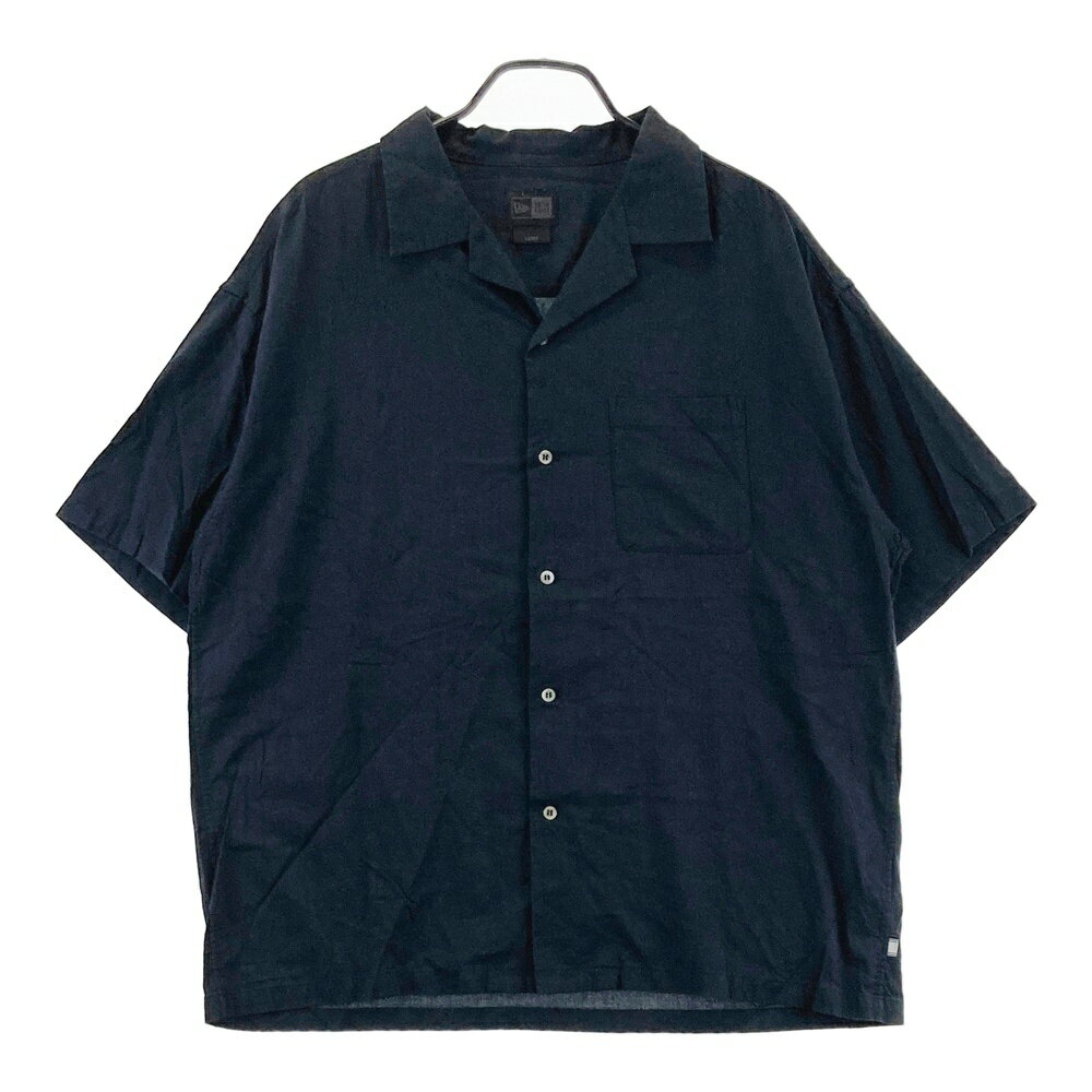 NEW ERA ニューエラ 半袖シャツ ブラック系 LARGE 【中古】ゴルフウェア メンズ