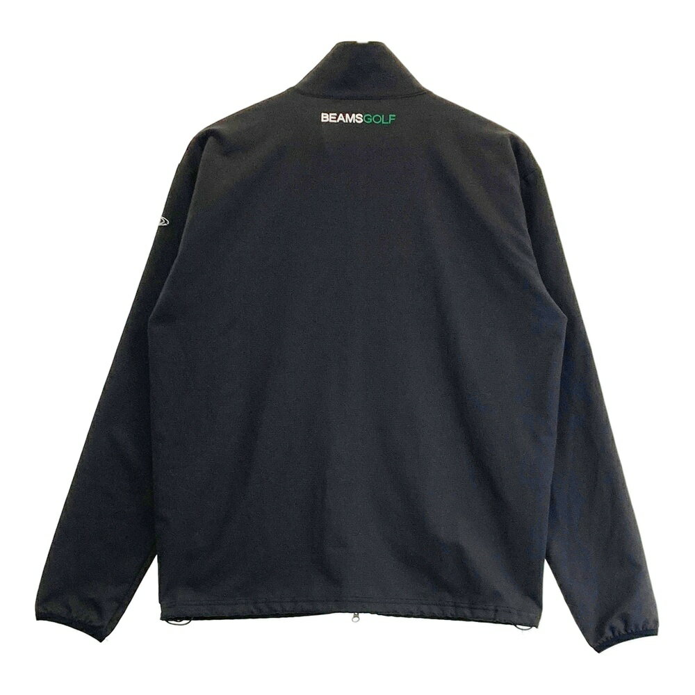 BEAMS GOLF ビームスゴルフ ジップ ジャケット ブラック系 M 【中古】ゴルフウェア メンズ