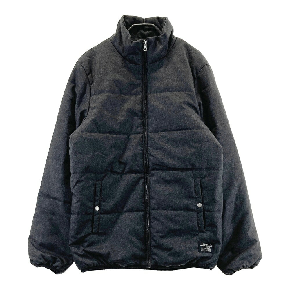 KASCO キャスコ 中綿 ジップジャケット グレー系 LL 【中古】ゴルフウェア メンズ