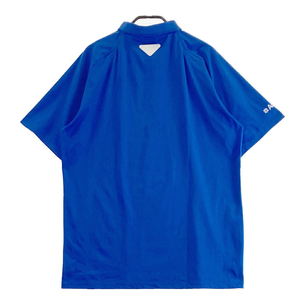 UNITED ARROWS GOLF ユナイテッドアローズゴルフ 2024年モデル 6017-699-0063 ハーフジップ 半袖Tシャツ ブルー系 Large 【中古】ゴルフウェア メンズ