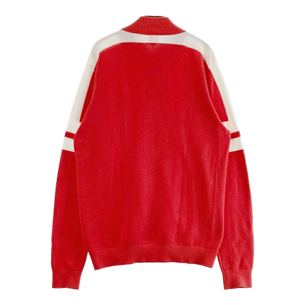 ARCHIVIO アルチビオ 長袖ニットジップジャケット レッド系 46 【中古】ゴルフウェア メンズ