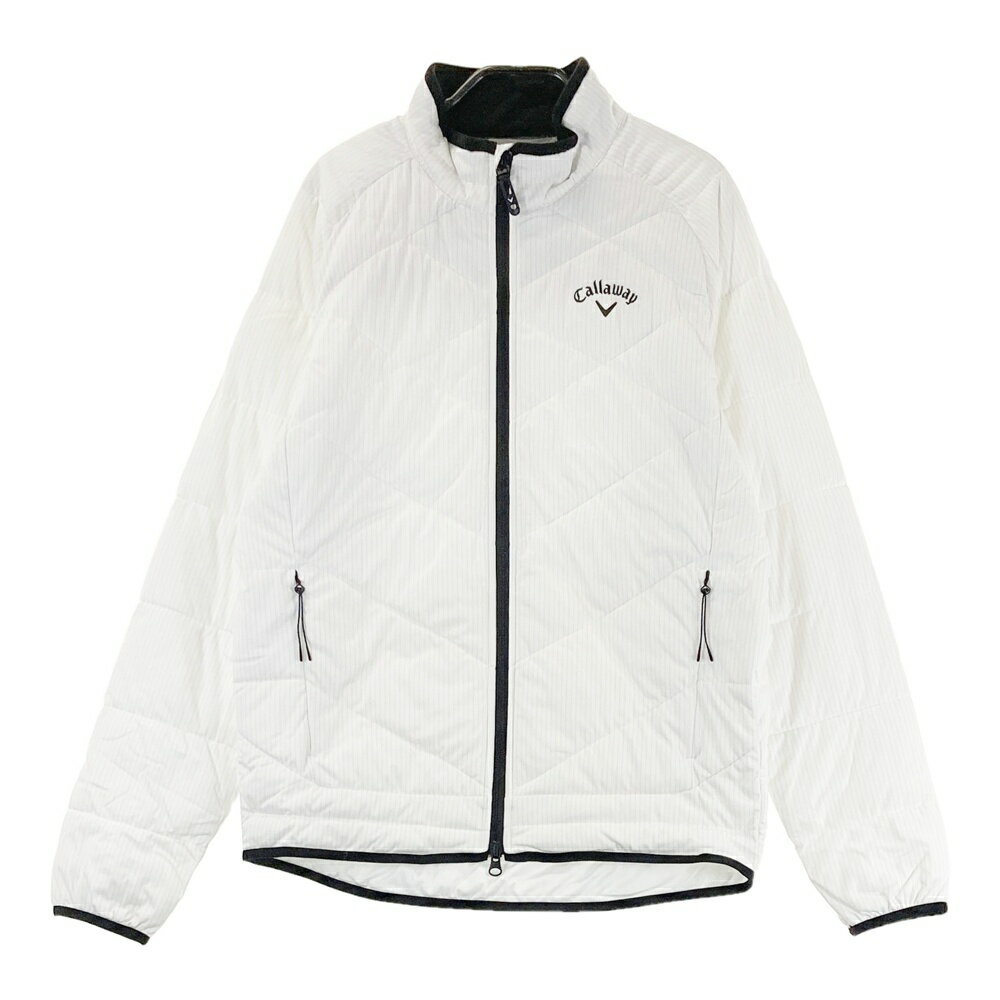 CALLAWAY キャロウェイ 中綿ジャケット ホワイト系 L 【中古】ゴルフウェア メンズ