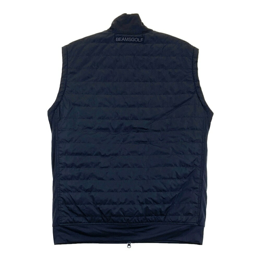BEAMS GOLF ビームスゴルフ 蓄熱 中綿ベスト ネイビー系 L 【中古】ゴルフウェア メンズ