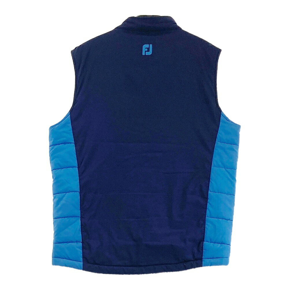 FOOT JOY フットジョイ 中綿ジップベスト ネイビー系 XL 【中古】ゴルフウェア メンズ