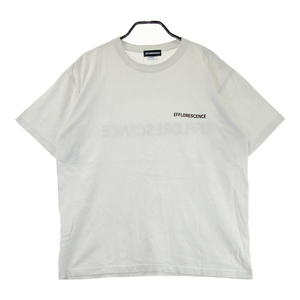 EFFLORESCENCE エフロレッセンス 半袖Tシャツ ホワイト系 XL 【中古】ゴルフウェア メンズ