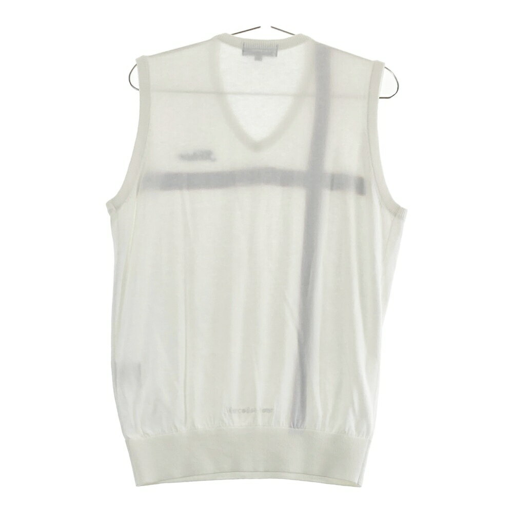 TITLEIST タイトリスト ×Mercedes-Benz ベンツ ニットベスト ホワイト系 M 【中古】ゴルフウェア メンズ