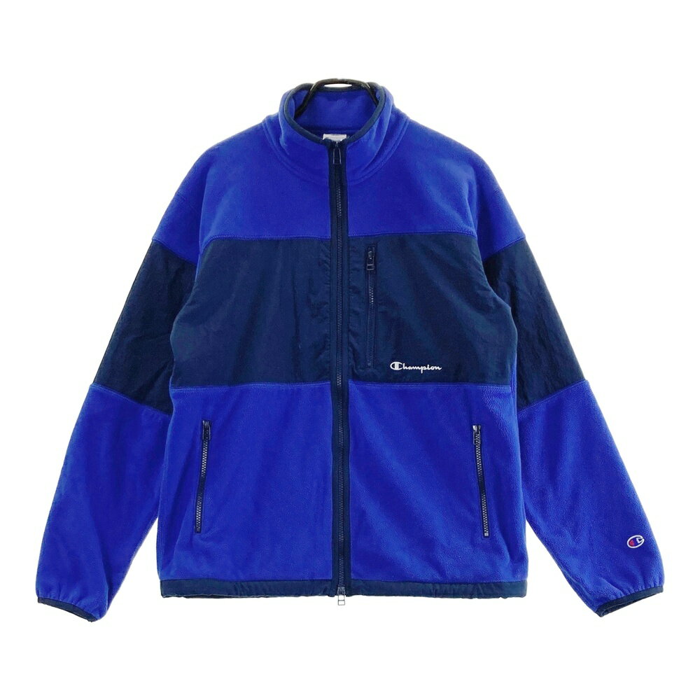 CHAMPION GOLF チャンピオンゴルフ フリースジャケット ブルー系 M 【中古】ゴルフウェア メンズ