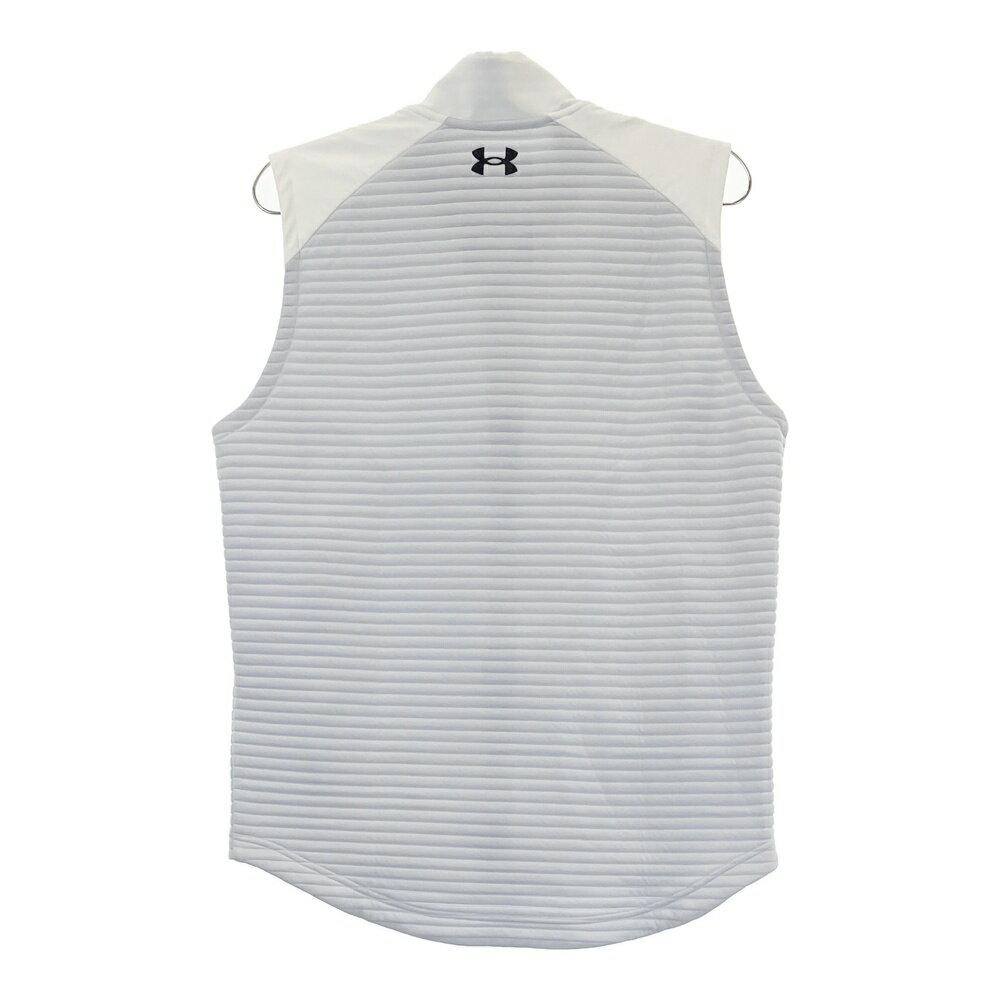 UNDER ARMOUR アンダーアーマー ジップ 中綿ベスト ホワイト系 SM 【中古】ゴルフウェア メンズ