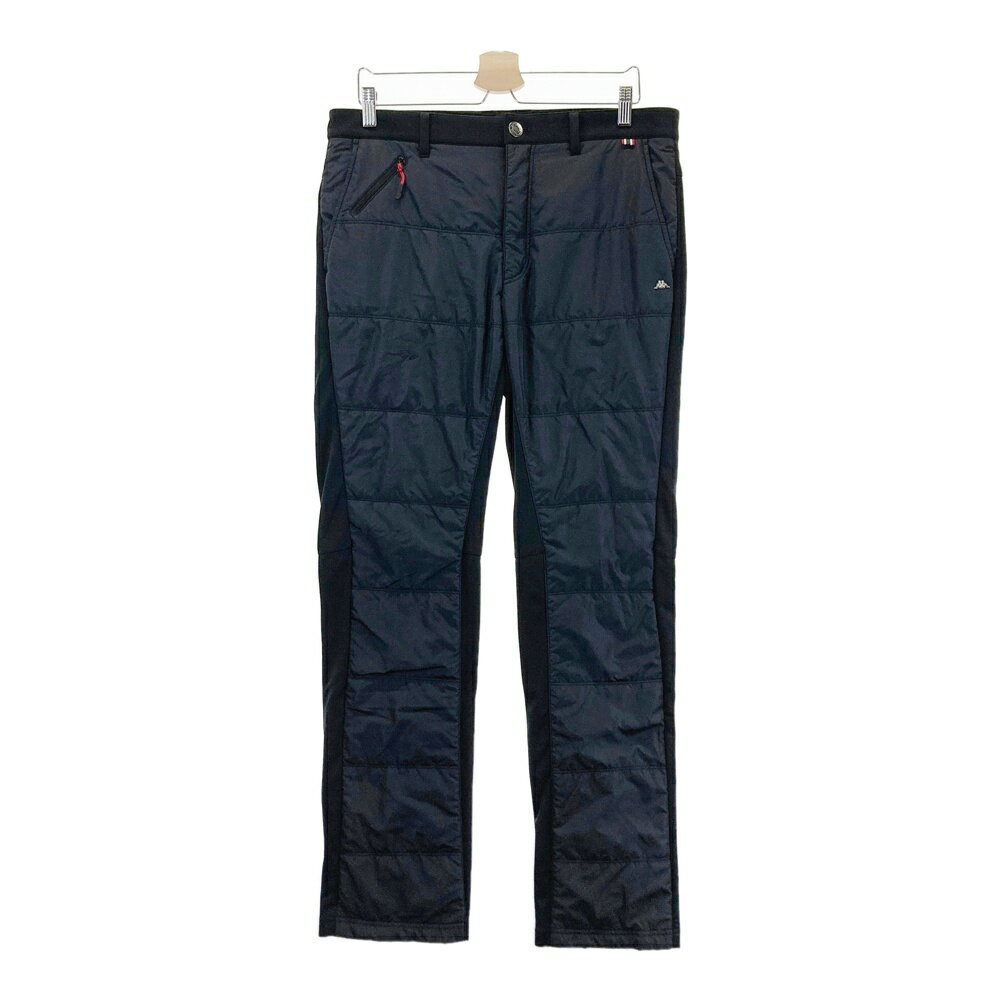 KAPPA GOLF カッパゴルフ 中綿パンツ ブラック系 O/86 【中古】ゴルフウェア メンズ