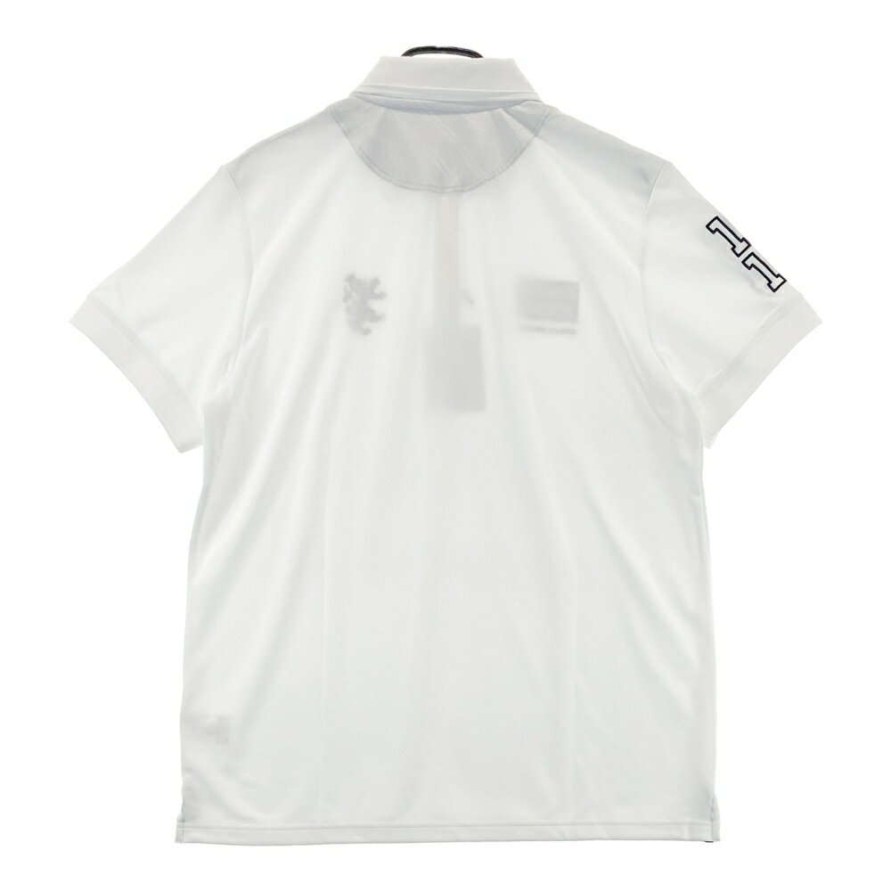 ADMIRAL アドミラル 2023年モデル 半袖ポロシャツ ホワイト系 XL 【中古】ゴルフウェア メンズ