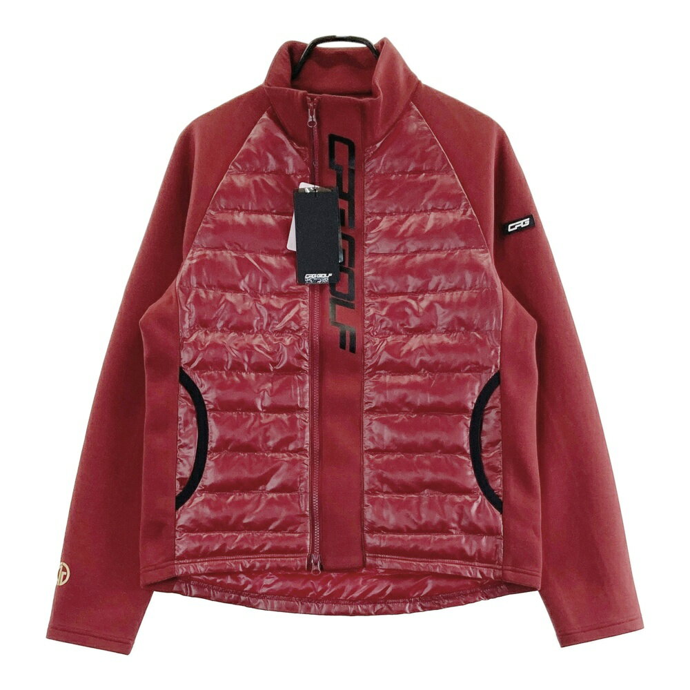 CPG GOLF シーピージーゴルフ 中綿ジャケット レッド系 2 【中古】ゴルフウェア メンズ