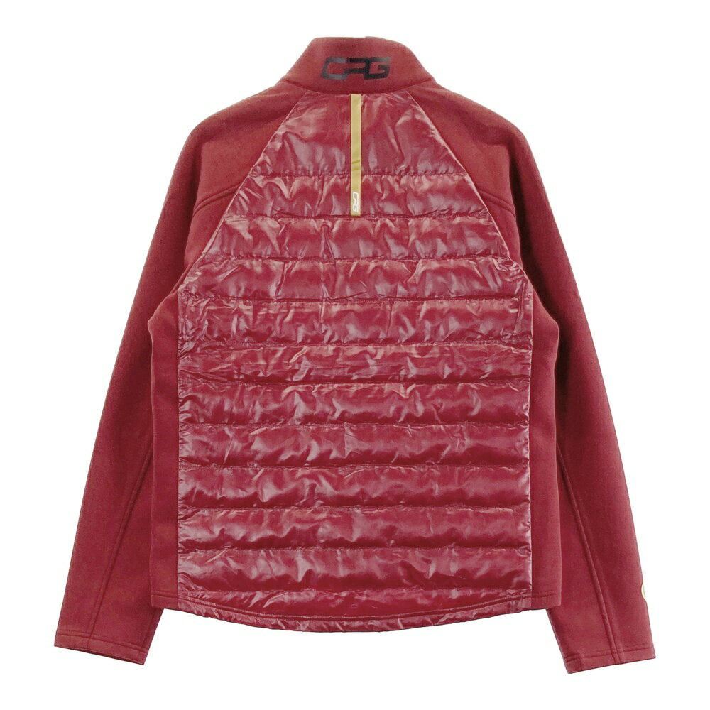 CPG GOLF シーピージーゴルフ 中綿ジャケット レッド系 2 【中古】ゴルフウェア メンズ