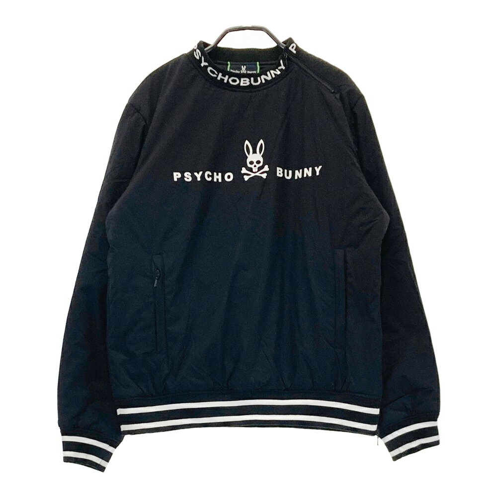 PSYCHO BUNNY サイコバニー 中綿ジャケット ブラック系 S 【中古】ゴルフウェア メンズ