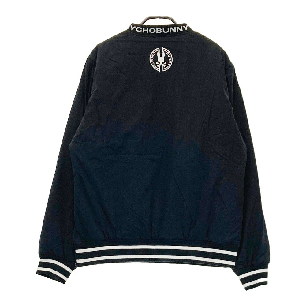 PSYCHO BUNNY サイコバニー 中綿ジャケット ブラック系 S 【中古】ゴルフウェア メンズ